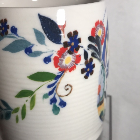 Anthropologie Brand NEW Starla M. Halfmann Petal Palette Monogram Letter G Mug - Picture 5 of 8